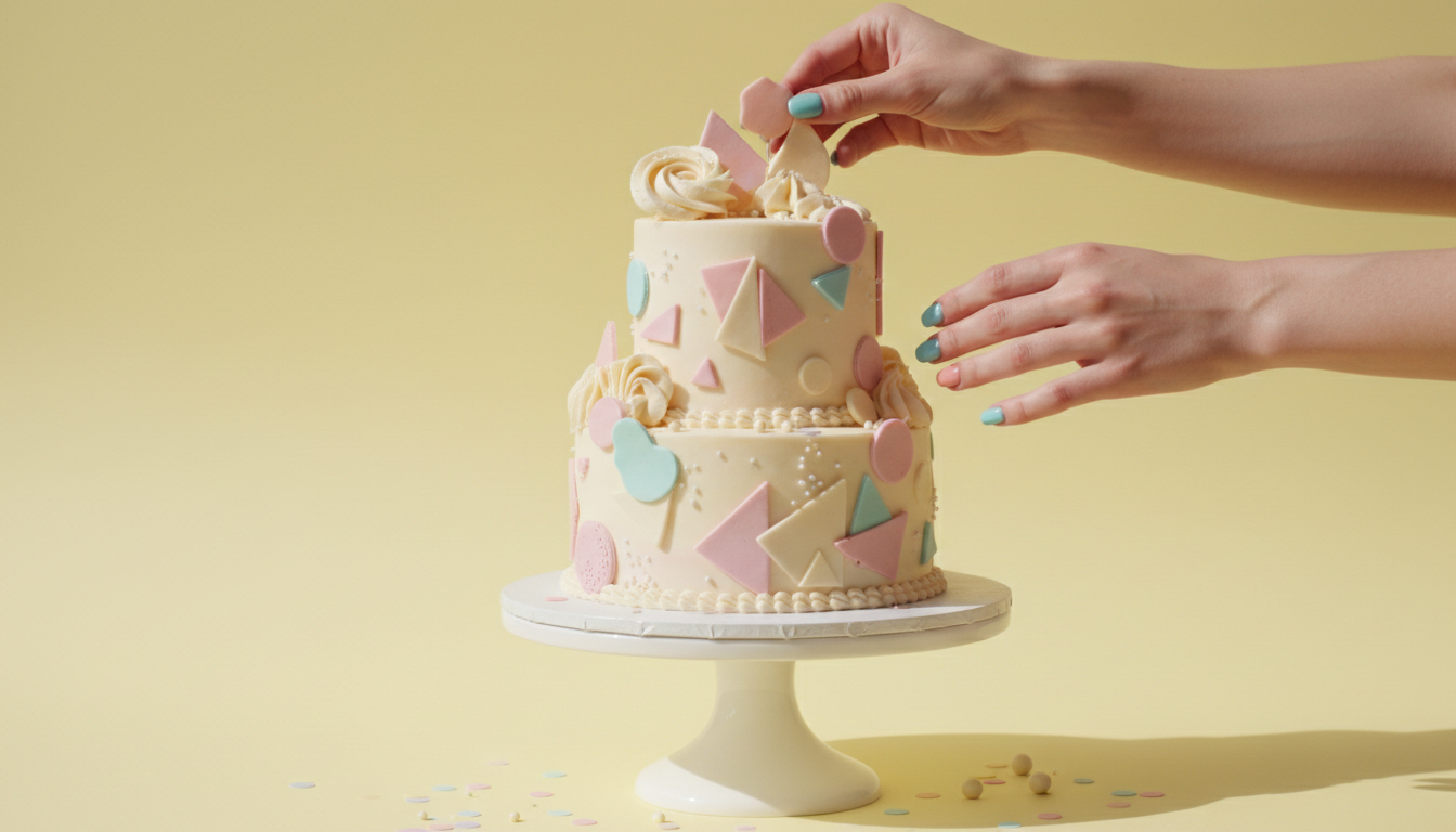 Hand-crafted Bespoke Floral Wedding Cake