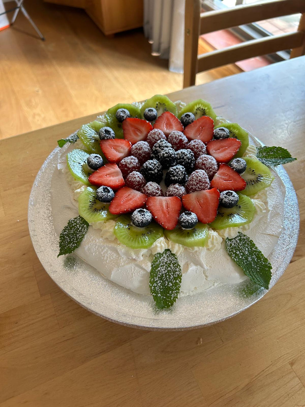 Simply Elegant Fresh Fruit Celebration Cake